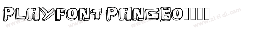 PlayFont Pangbo字体转换